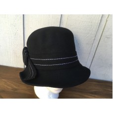 Charter Club Mujer&apos;s 100% Wool Hat Size L/XL.Black.Made in Italy   eb-36835691